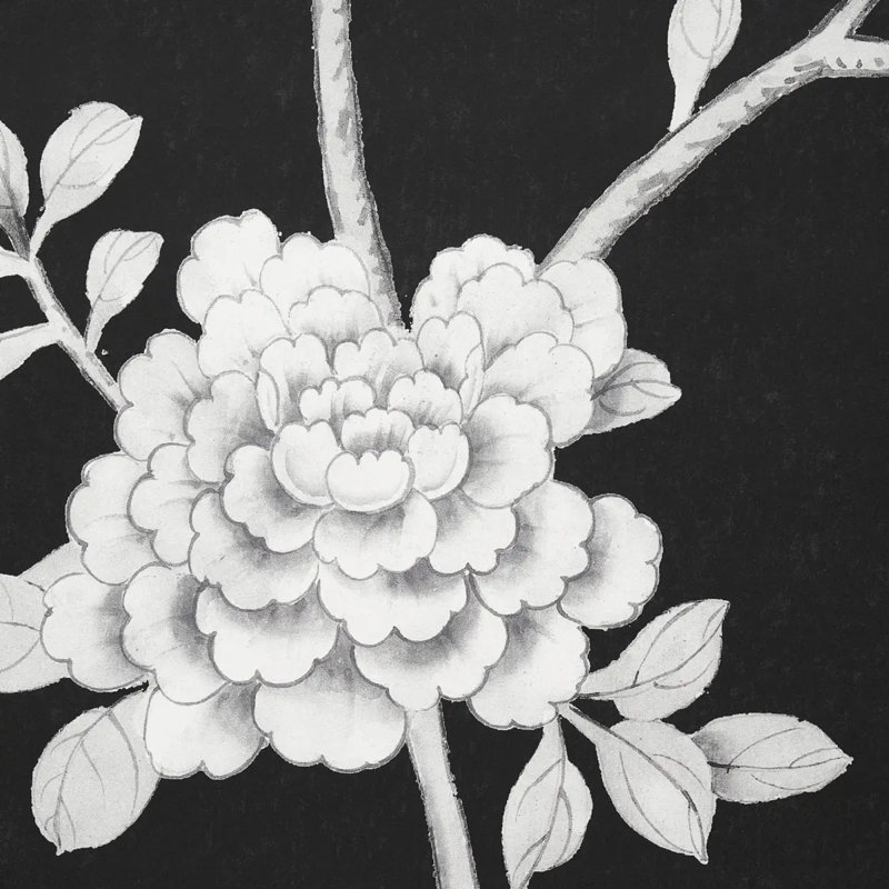 Schumacher x Mary McDonald Chinois Palais Panel, Noir