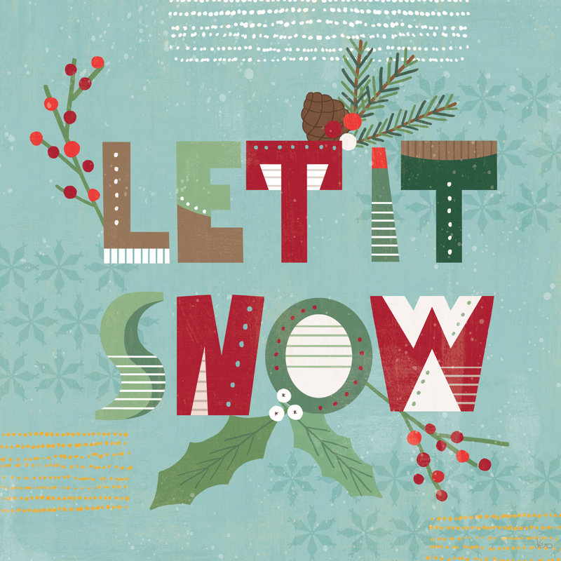 Mod Holiday VII by Veronique Charron - Wrapped Canvas Print, 76cm H x 76cm W x 3.8cm D