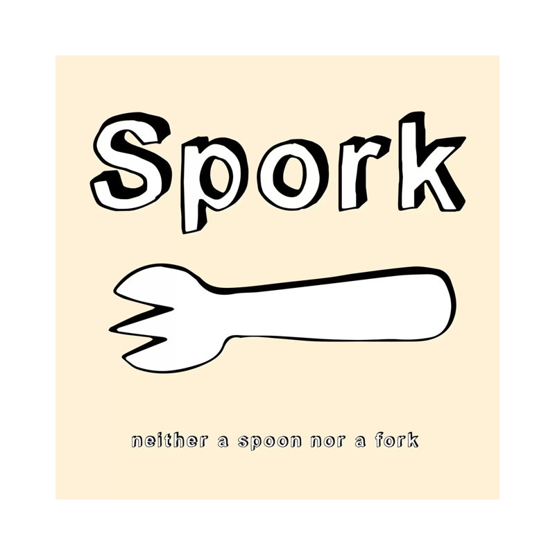 Spork (Neither A Spoon Nor A Fork) by Unknown Artist - Wrapped Canvas Gallery-Wrapped Canvas Giclée, 45.72 cm H x 45.72 cm W