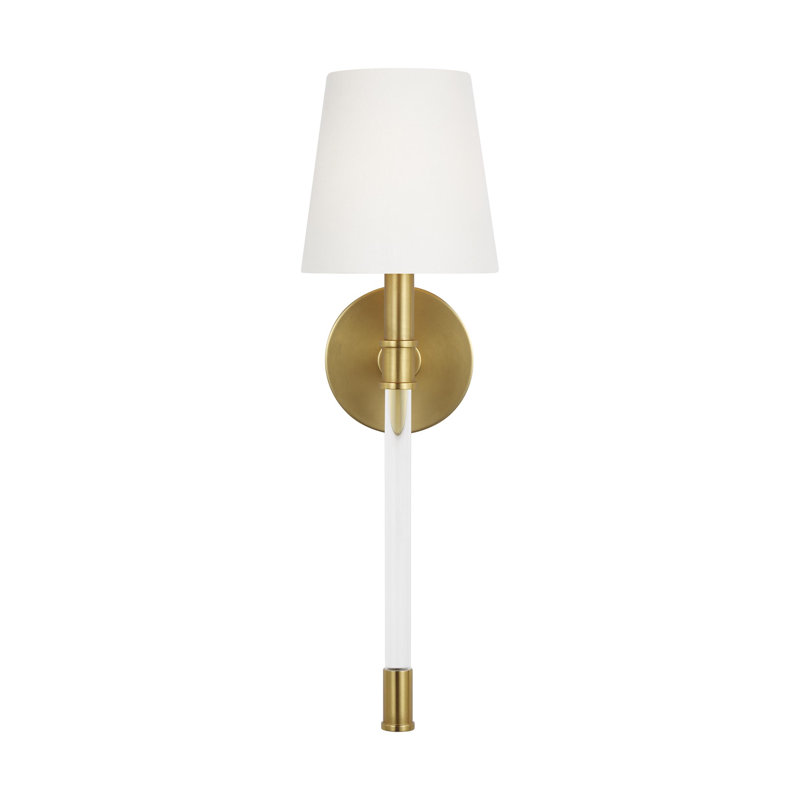 Hanover 1 - Light Wallchiere, Burnished Brass