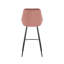 Upholstered Counter Stool with Metal Frame-748741093