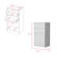 Commode Asturias, boîte à bijoux, finition blanche-684063994