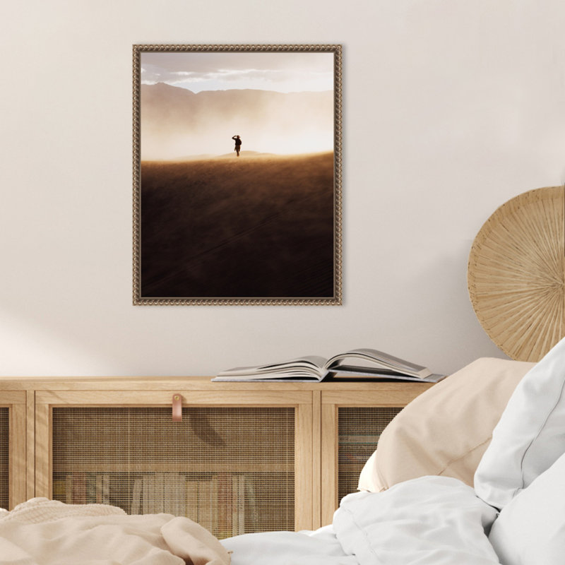 Reproduction d'art sur toile encadrée, "Vallée de la mort", H 20 po x l 16 po