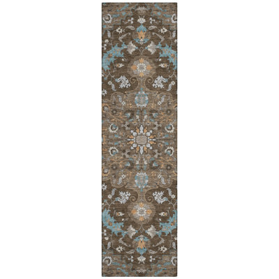 Machine Washable Indoor/Outdoor Chantille ACN2564 Global Rug