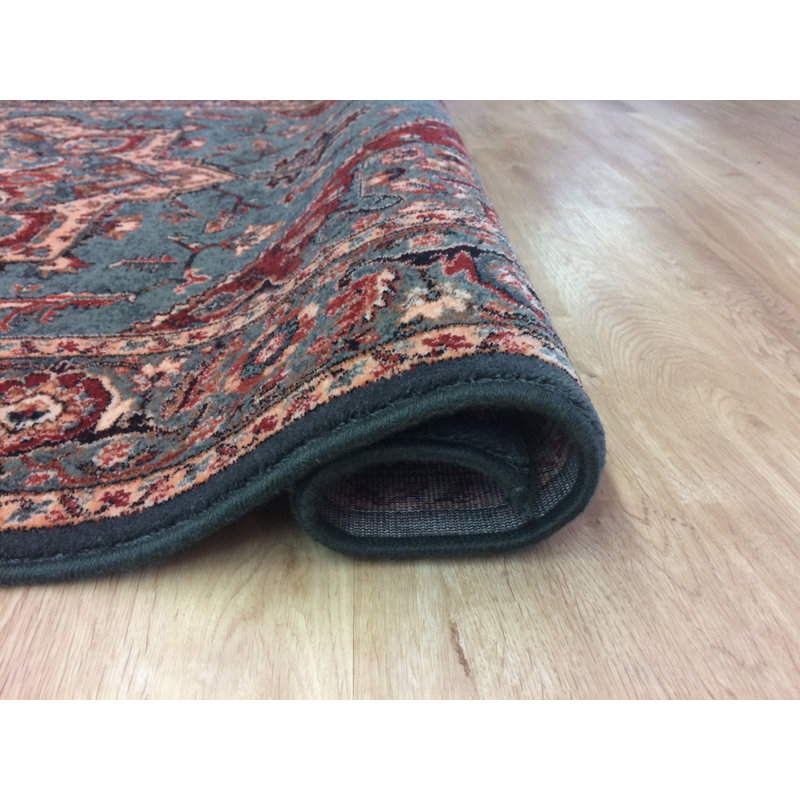 Pine Grove Oriental Wool Area Rug, Rectangle 135 x 200cm