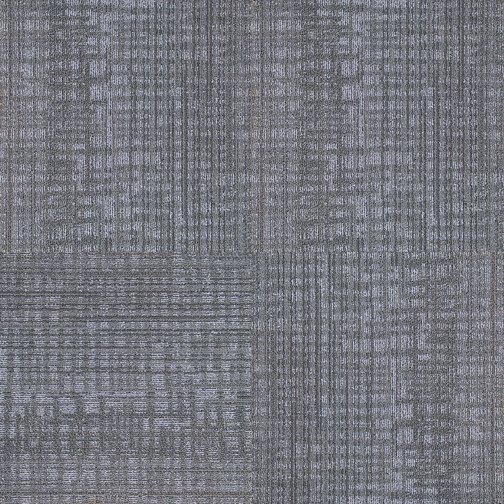 19.7'' W x 19.7'' L Multi Level Loop Polyester Carpet Tile Quadro 
