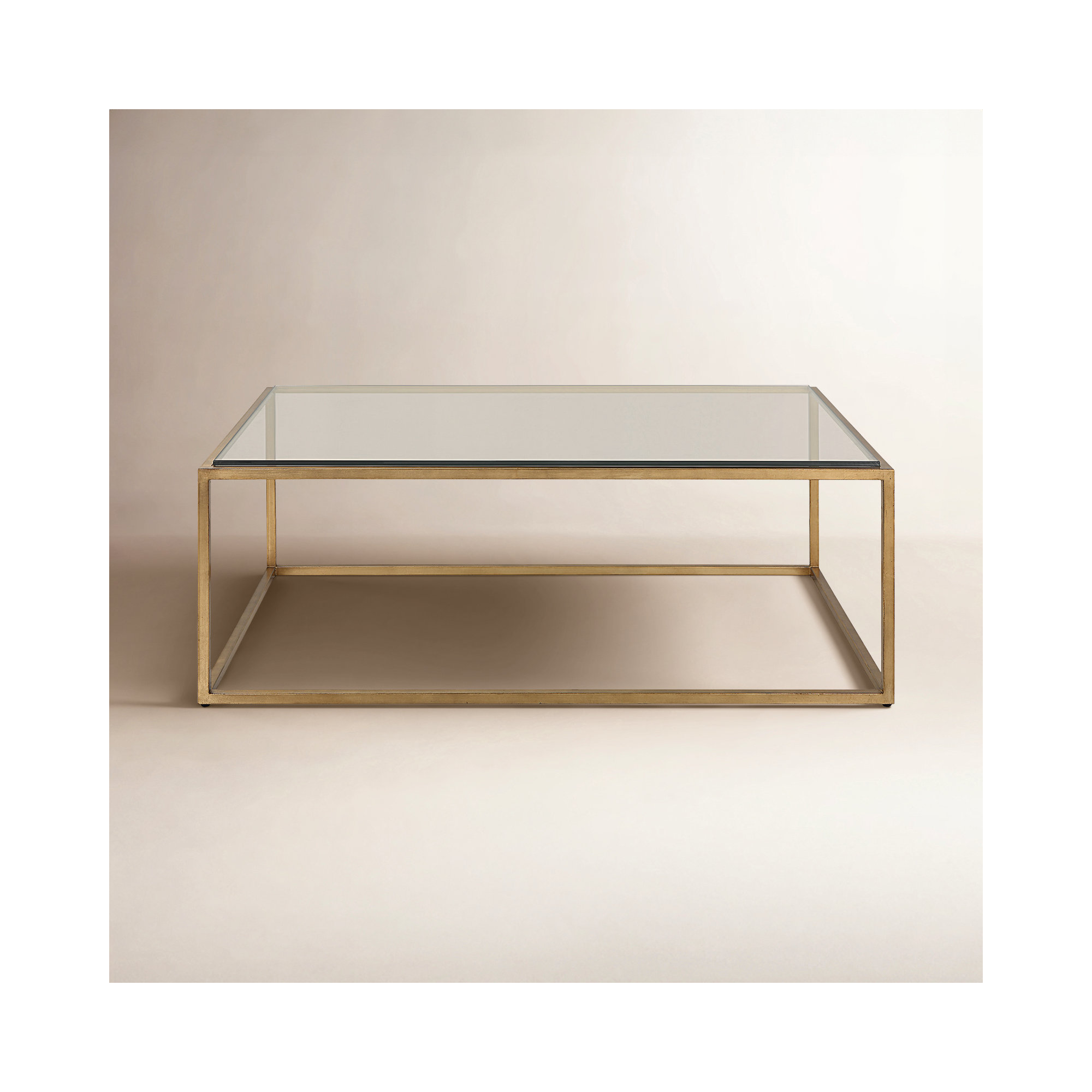 Evian Coffee Table, Gold