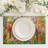 4-Piece Polyester Rectangle Dining Table Placemat
