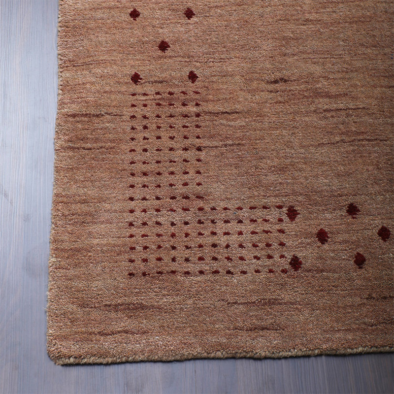 Anley Hand Knotted Loom Wool Eco-Friendly Area Rugs - Rectangle, Contemporary Modern Design, High Pile Thick Handmade Anti Skid Area Rugs for Living Room, Bed Room