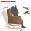 Rocking Chair with Supportive Lumbar Pillow-990848811