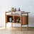 Solid wood storage tea bar sideboard