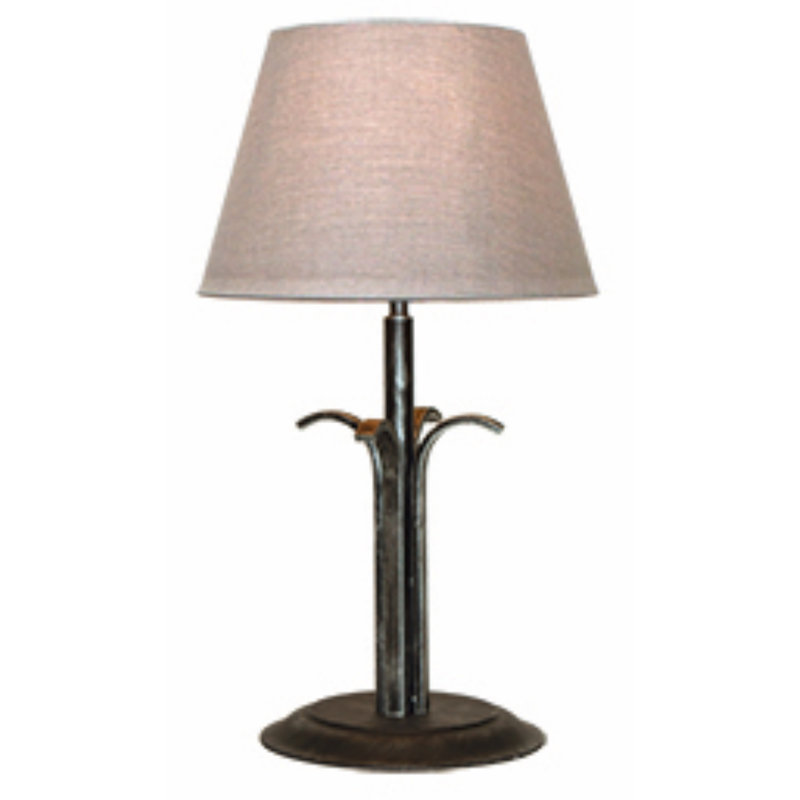 Outdoor Table Lamp, Cast Ash Sunbrella® Plainweave