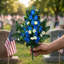 Fleurs de cimetière artificielles-992923469