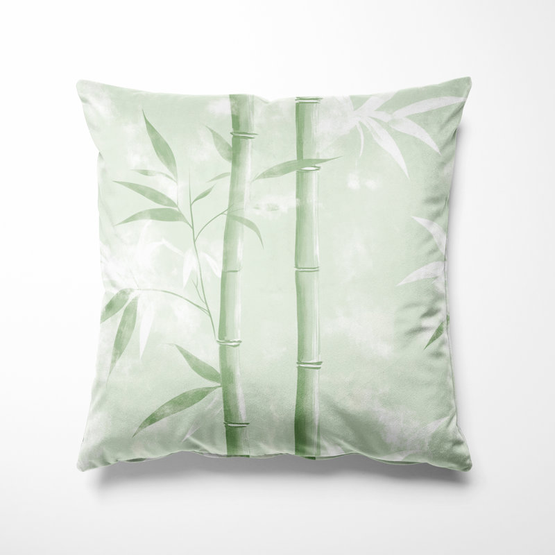 Coussin oriental - Coussin en bambou Coastal, H 18 po x l 18 po