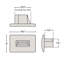 Marchepied intégré horizontal Hinkley Luna 3000K - 120V-808480353-808480352
