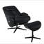 Fauteuil d'appoint pivotant avec repose-pieds Motion