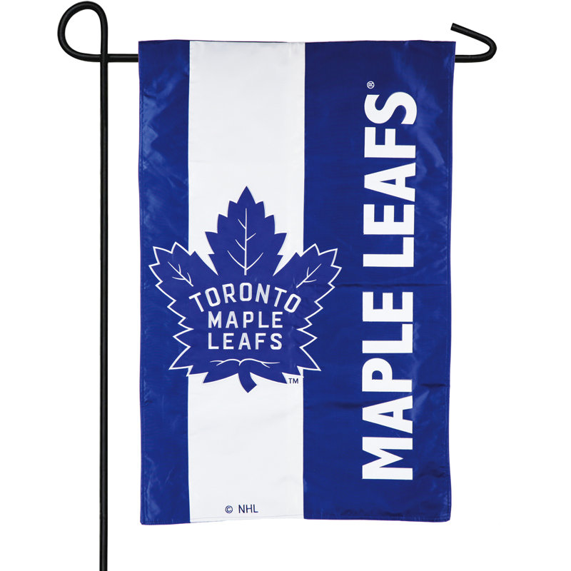 Nhl 2 côtés, 18 x 12 po drapeau de jardin, Maple Leafs de Toronto