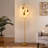 Crevan 65" Dimmable Rattan Tree Floor Lamp With 3 Bulbs Included-1252041314