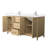 Elan 66'' Double Bathroom Vanity with Quartz Top-134443033-134443034-134443038