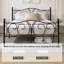 Single/Double Size Bed Frame with Headboard, 32cm Under Foundation Storage, Metal Platform Bed with Steel Slat Support, No Box Spring Needed, Easy Assembly-1583639566