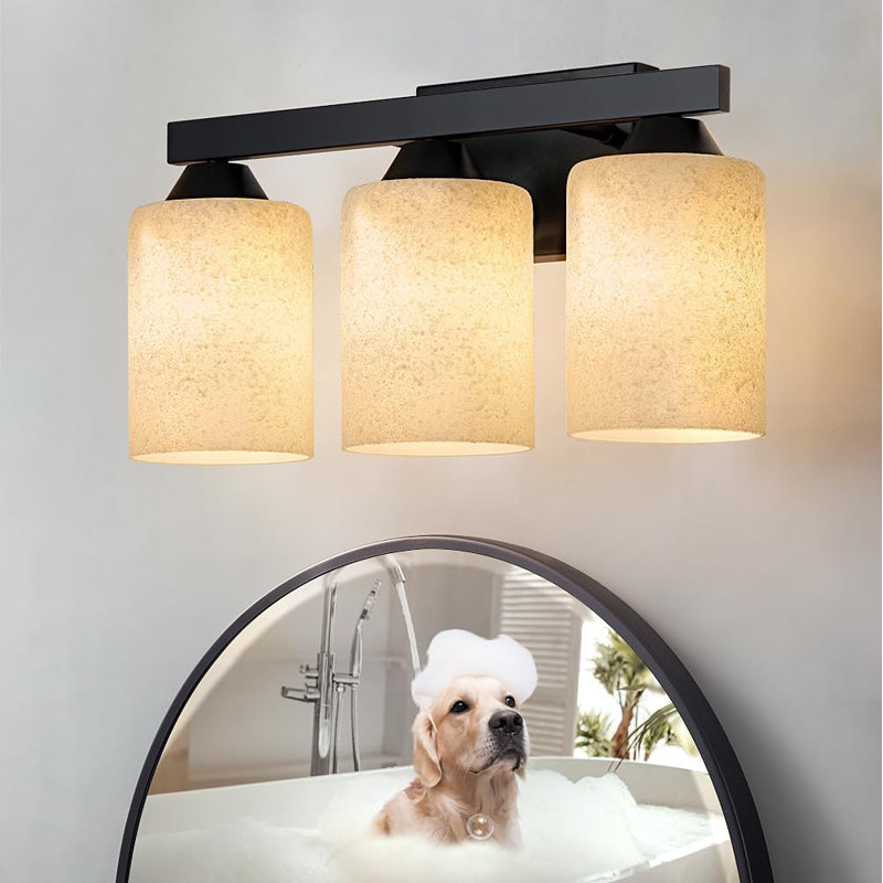 Éclairage pour meuble-lavabo 3 lumières (ampoules non incluses)