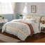 Ensemble d'édredon 9 pièces en percale de coton jaune grand-117539352