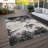  Machine Washable Indoor/Outdoor Chayden ACN1027 Black Rug-38069503