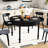 47.24'' Farmhouse Round Dining Table With Drawer-1613905077