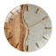 Horloge murale 12 po ronde en verre trempé avec mouvement à quartz silencieux-1227417698