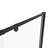 Pivot Swing Shower Door, 56 - 60" W X 71" H, 1/4" Tempered Glass, Matte Black, Reversible Install, Stainless Steel Handle, Magnetic Closure, Excellent Leak Resistance Design H Clear Black Swing,-124069836
