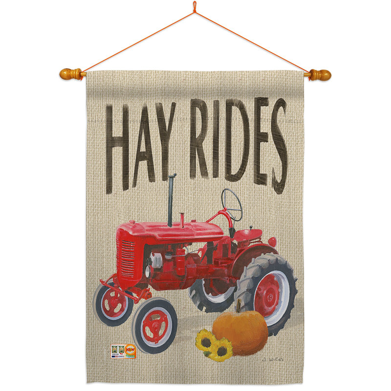Ensemble de drapeaux 40 x 28 po Hay Rides