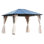 Pavillon de jardin portatif en métal x P 11 pi Harmony