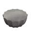 Table basse de jardin 35,39 po - Ciment, imperméable à l’extérieur. Gris, structure, facile à nettoyer et à conserver complètement, patio en ciment d'une capacité de 220 lb pour le jardin.