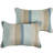 Striped Outdoor Reversible Throw Pillow-876171647
