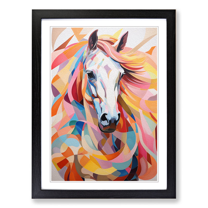 Horse Colour Field - Framed Print