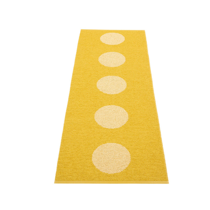 Rug VERA POP Mustard/Pale Yellow 2.25 x 9 ft, Runner 2'4" x 6'6"