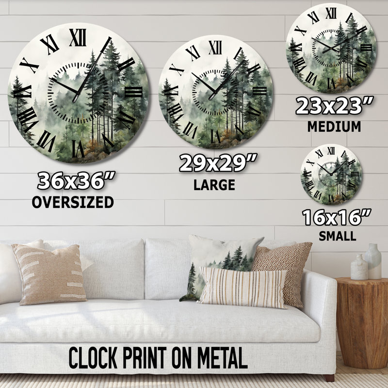 Horloge murale Pine, Grand