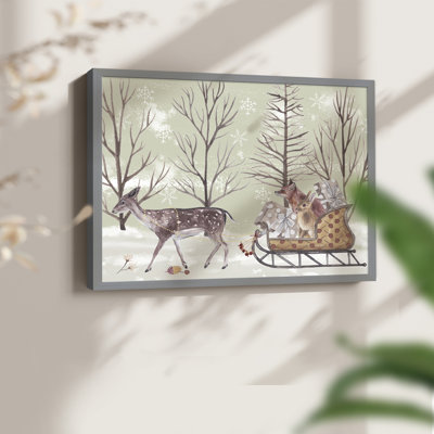 Christmas Time II - Reproduction encadrée - Restickable