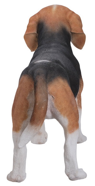 Figurine debout de chien beagle