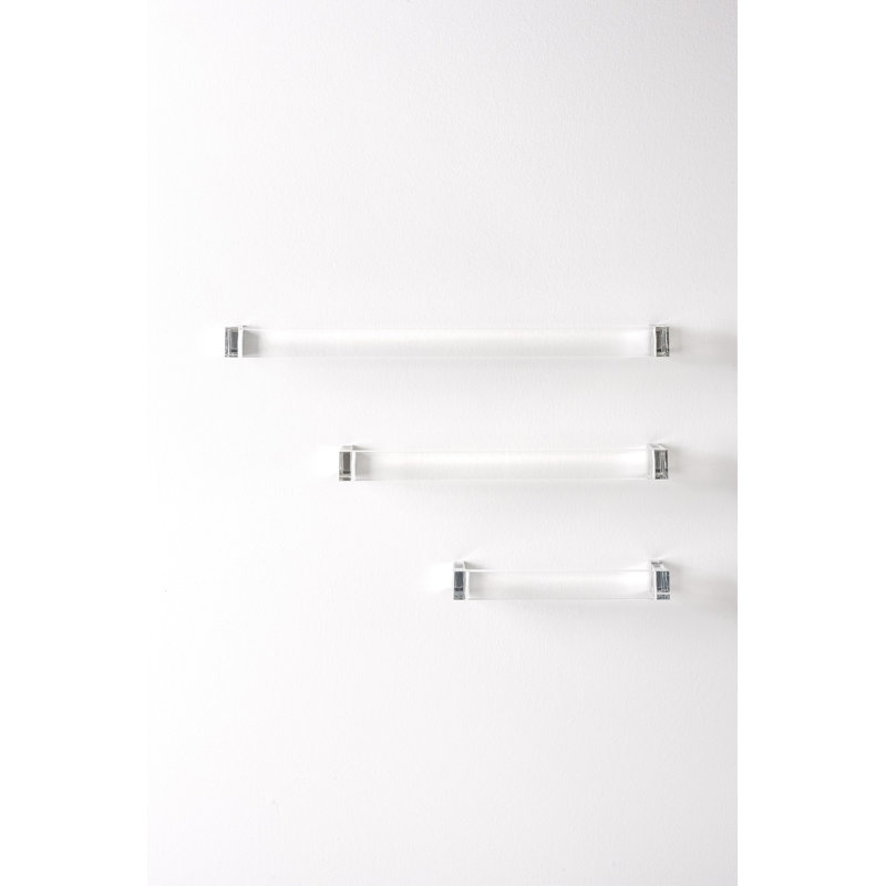 Rail Towel Bar, Crystal, Small