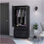 Armoire Ramey, chambre à coucher, noir-1628582378