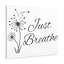 Canvas Just Breathe - Wrapped Canvas Print