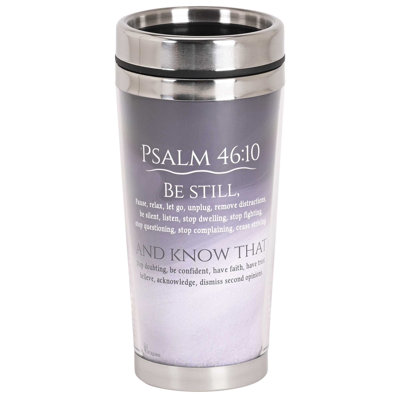 Travel Mug Be Still And Know I Am God