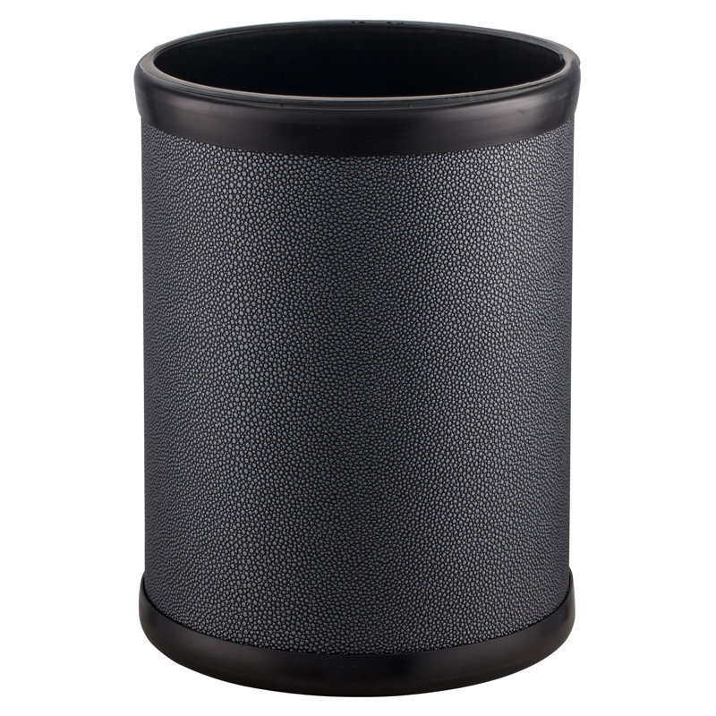 Ensemble de 2 pièces: poubelle et doublure rondes de 8 pte Maizler Noir, 3.25, Noir, Brun