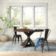Bianca Round Solid Wood Dining Table