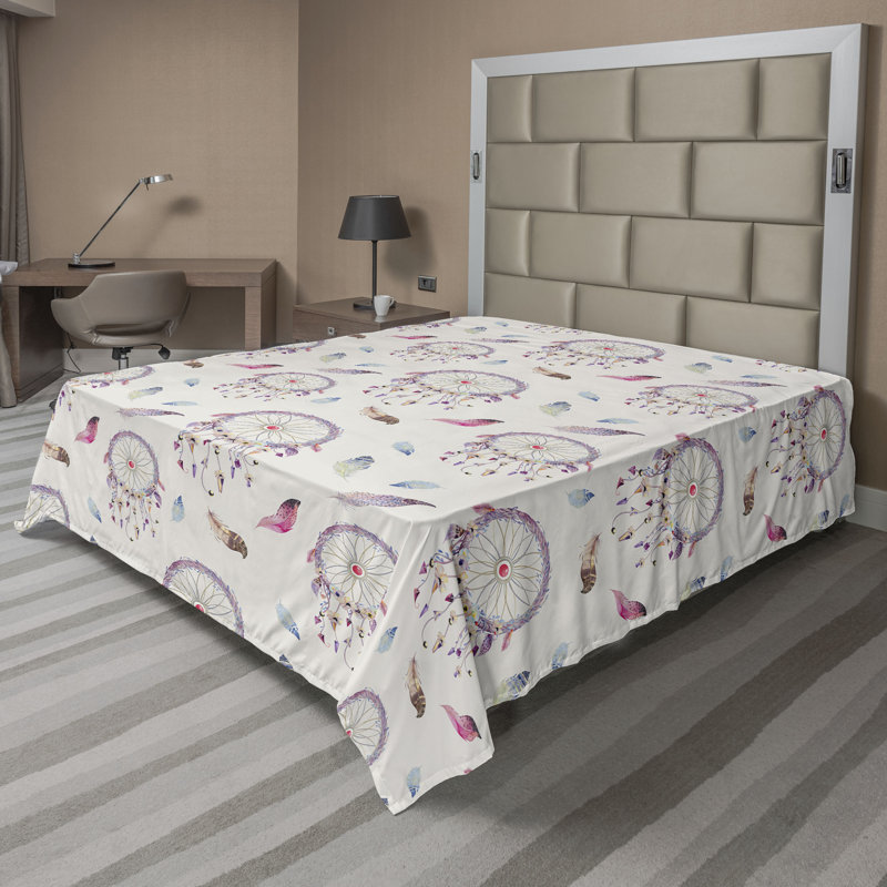 Drap de couleur Ambesonne, Drap plat de taille très grand
