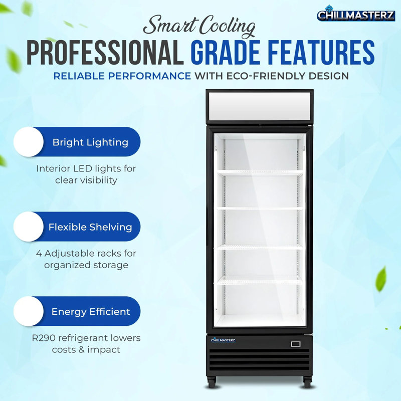 23 Cubic Feet One Door Commercial Freezer