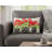 Manual Woodworkers & Weavers Red Geranium Floral Pillow 13 x 18 Inch Climaweave Polyester