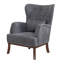 Fauteuil à oreilles capitonné l 30,71 po Bharti-1514443794