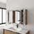 Bathroom Mirror Cabinet with Storage Combination